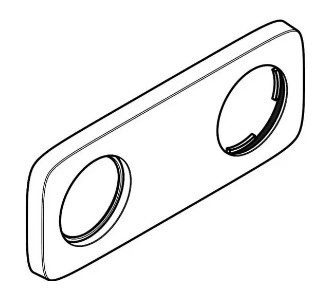 Hansgrohe - Rozetă (ornament) de acoperire, crom 92239000