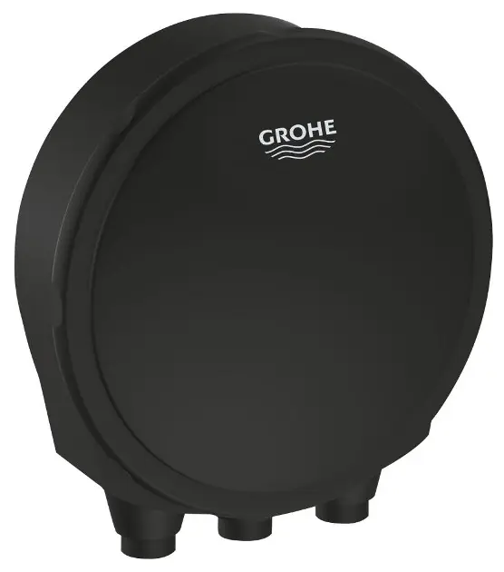 Grohe Talentofill - Rosetta per set di scarico e troppopieno con erogazione per vasca da bagno, nero opaco 199522430