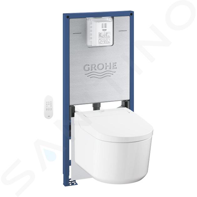 Grohe Rapid SLX - Set con modulo di installazione a parete, bidet elettronico e copriwater, bianco alpino 36509SH0