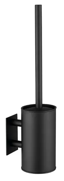 Sapho - Toiletborstel voor wandmontage met houder, matzwart 32208B