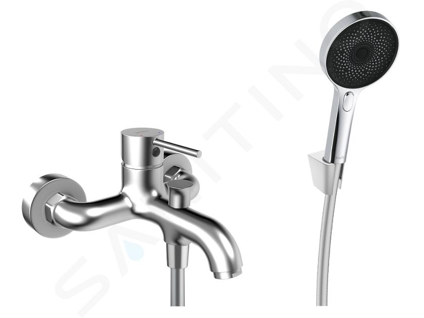 kielle Oudee - Bath shower mixer with shower kit, chrome 10302SN10