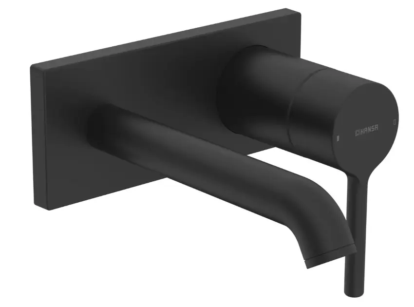 Hansa Vantis Style - Mosdókagyló-keverő, rejtett beépítéshez, matt fekete színben 5480210733