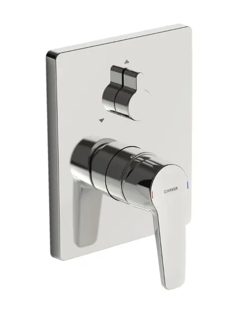 Levně Hansa - Páková vanová baterie pod omítku, 2 výstupy, chrom 80609093ROZ1