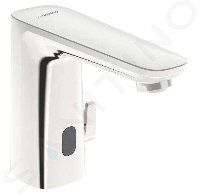 Hansa Electra - Grifo termostático electrónico de lavabo, alimentación por pilas, Bluetooth, cromo 92202219