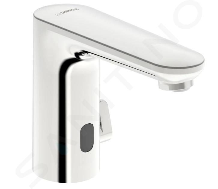 Hansa Electra - Mitigeur thermostatique électronique de lavabo, alimentation secteur, Bluetooth, chrome 92602009