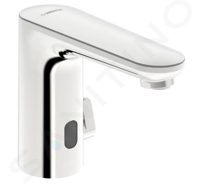 Hansa Electra - Grifo termostático electrónico de lavabo, alimentación por pilas, Bluetooth, cromo 92702219