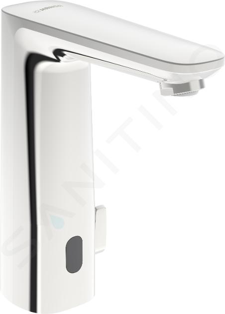 Hansa Electra - Mitigeur électronique de lavabo, alimentation par piles, Bluetooth, chrome 93102219