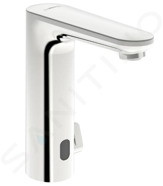 Hansa Electra - Grifo termostático electrónico de lavabo, alimentación de red, Bluetooth, cromo 93602009