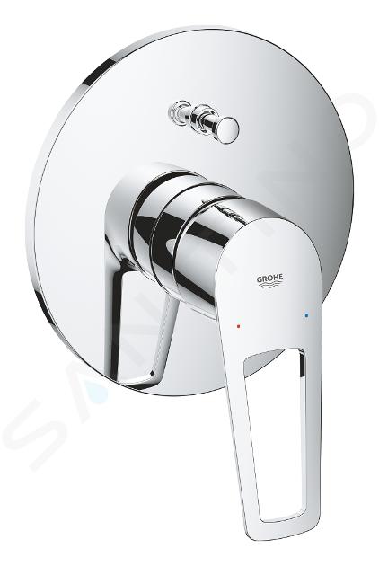 Grohe BauLoop - Baterie pod omítku, pro 2 spotřebiče, chrom 29189001