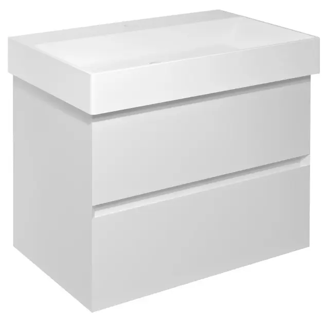 Sapho Filena - Ormarić za umivaonik 67 x 52 x 43 cm, 2 ladice, mat bijela FID1270W