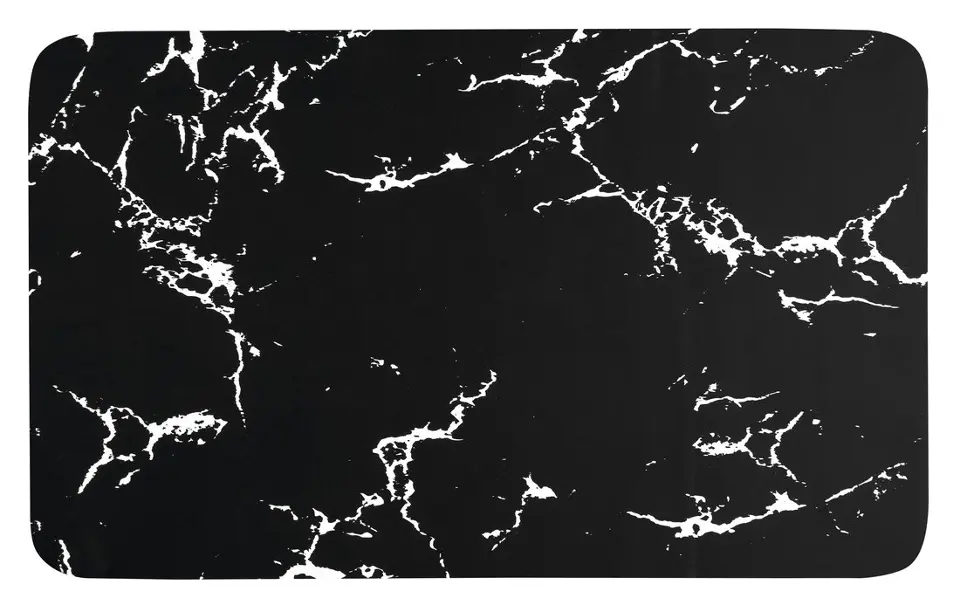 Aqualine - Kúpeľňová predložka 50x80 cm, s protišmykom, čierna PCD011