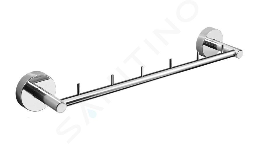 Sanela - Appendino a 6, acciaio inox SLZD 39