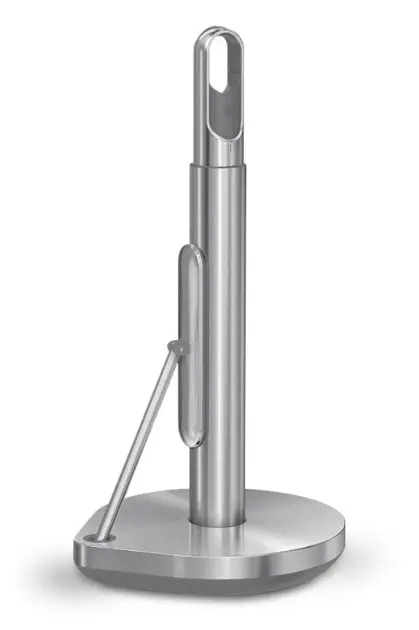 Simplehuman - Držák kuchyňských rolí, s pumpičkou, matná nerez KT1196