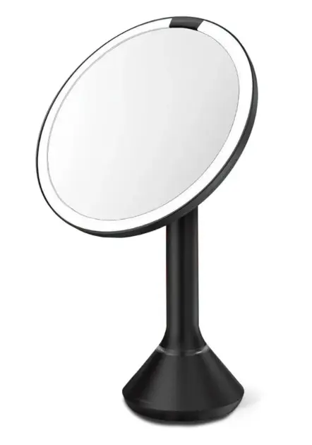 Simplehuman - Lustro kosmetyczne z oświetleniem LED, czarne ST3064