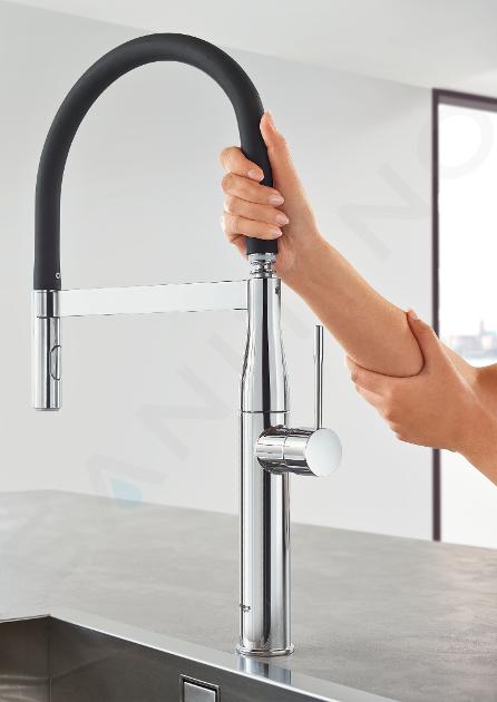 Grifo de Cocina Acero Inoxidable Grohe Essence New - Atika