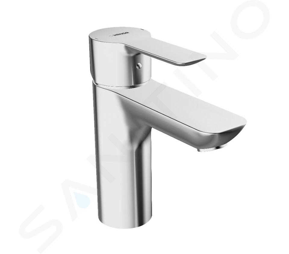 Hansa Ligna - Grifo monomando de lavabo con juego de desagüe, cromo 06092203