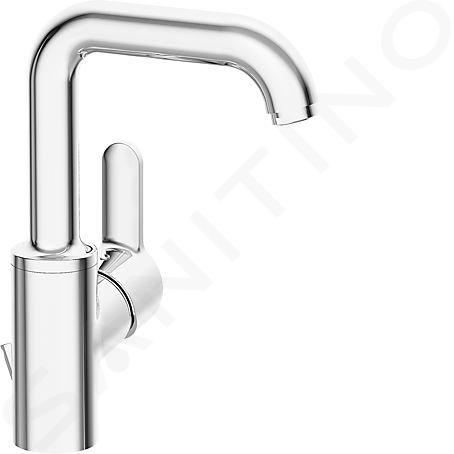 Hansa Primo - Grifo monomando de lavabo con juego de desagüe, cromo 49542203