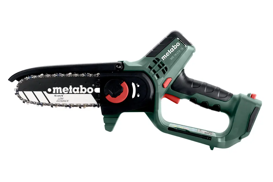 Mini Tronçonneuse Sans Fil 18V Avec Batterie 2Ah - Scie D'élagage Légère, Guide 12 Cm, Idéale Jardin