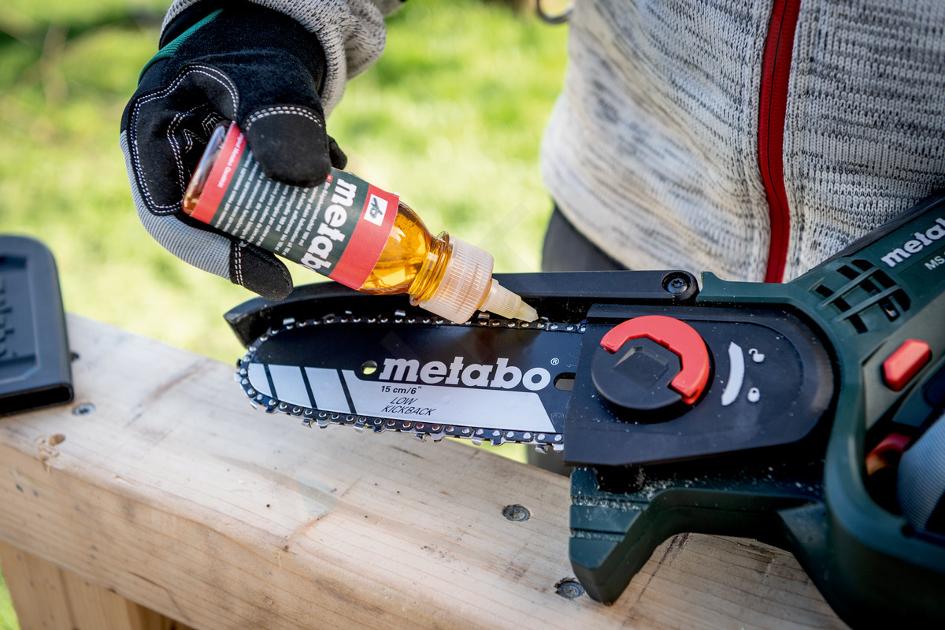Metabo Werkzeuge - Akku-Gehölzsäge 15 cm, 18V, ohne Akku und 