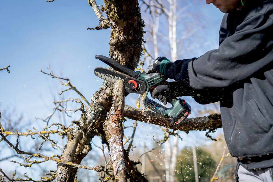Metabo Werkzeuge - Akku-Gehölzsäge 15 cm, 18V, ohne Akku und 