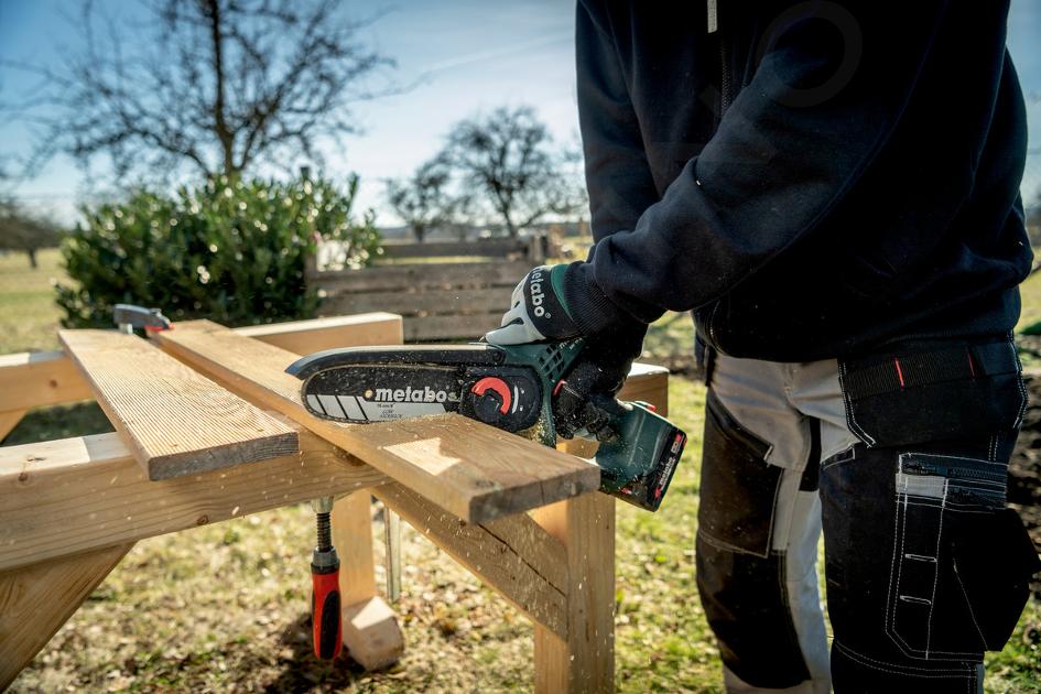 Metabo Werkzeuge - Akku-Gehölzsäge 15 cm, 18V, ohne Akku und 