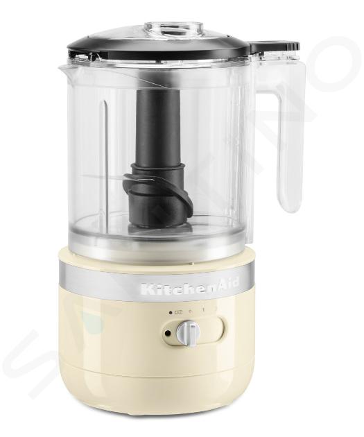 KitchenAid - Procesador de alimentos, sin cable, almendra 5KFCB519EAC