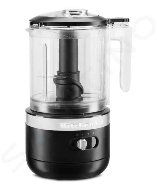 KitchenAid - Robot de bucătărie fără fir, negru mat 5KFCB519EBM