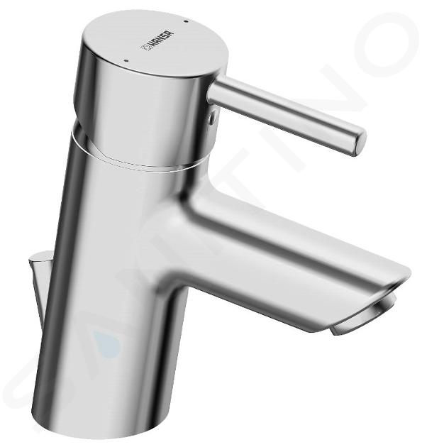 Hansa Vantis - Grifo monomando de lavabo con juego de desagüe, cromo 52402277