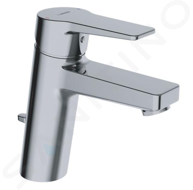 Hansa Twist - Grifo monomando de lavabo XL con juego de desagüe, cromo 09012283