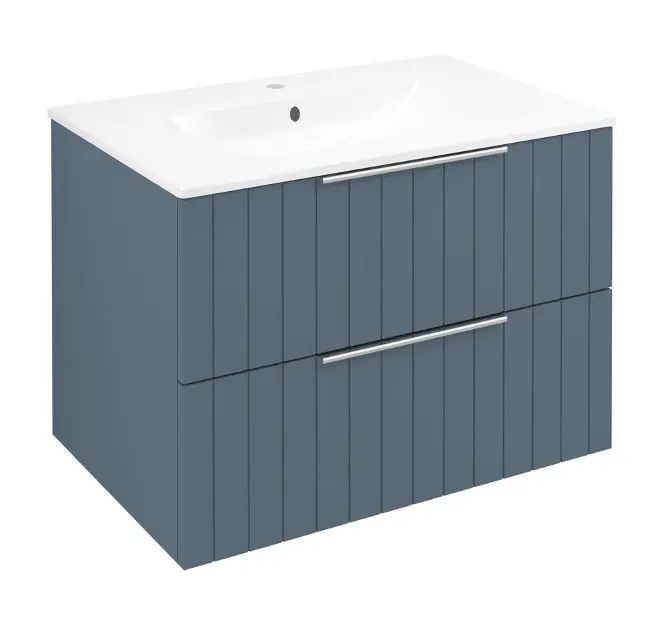 Levně Sapho Cirasa - Umyvadlová skříňka Strip 70x52x46 cm, 2x zásuvka, siena CR701-4242S