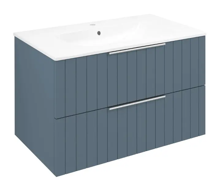 Levně Sapho Cirasa - Umyvadlová skříňka Strip 80x52x46 cm, 2x zásuvka, siena CR801-4242S