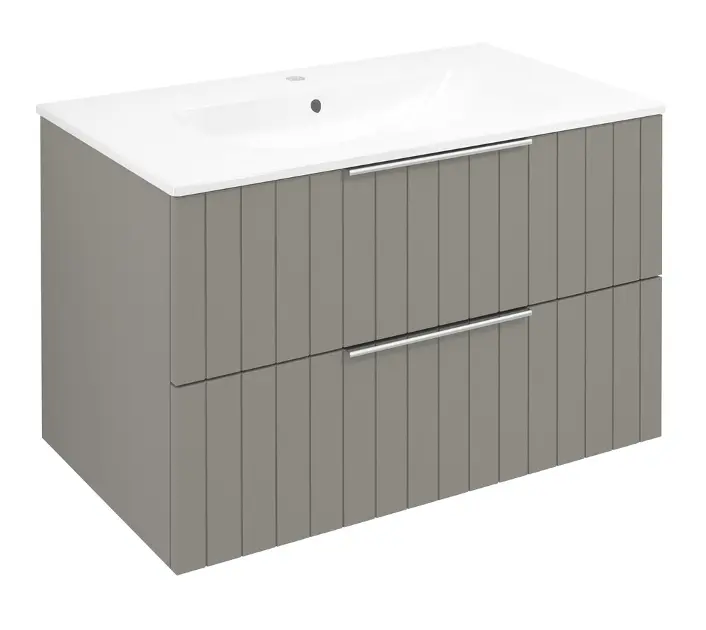Levně Sapho Cirasa - Umyvadlová skříňka Strip 80x52x46 cm, 2x zásuvka, agila CR801-4343S