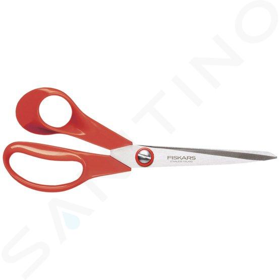 FISKARS - Ciseaux universels, gaucher, longueur 21 cm, rouge 1000814