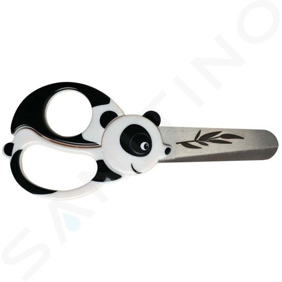 FISKARS - Ciseaux pour enfants, droitiers/gauchers, longueur 13 cm, panda 1004613