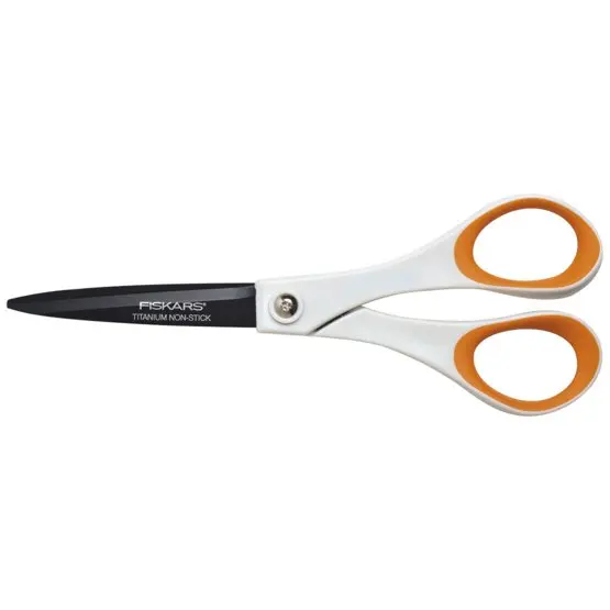 FISKARS - Universele schaar, rechtshandig, lengte 18 cm, wit 1004720