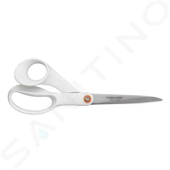 FISKARS - Forbici universali, destre, lunghezza 21 cm, biano 1020412