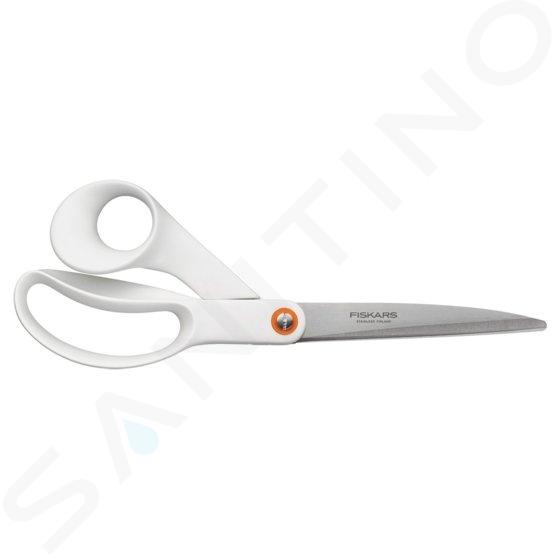 FISKARS - Nožnice univerzálne, pre pravákov, dĺžka 25 cm, biela 1020414