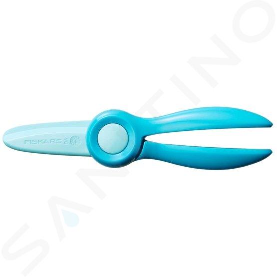 FISKARS - Tijeras para niños, para diestros/izquierdos, longitud 16 cm, azul 1064066