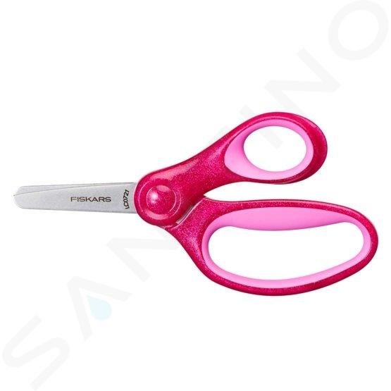 FISKARS Detské nožnice so zaoblenou špičkou 13 cm - ružové trblietky FISKARS 1064074