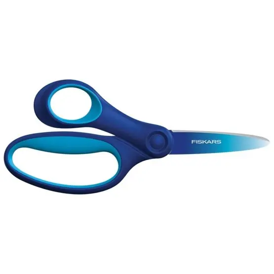 FISKARS - Foarfecă pentru copii, pentru stângaci, lungime 15 cm, albastru 1067854