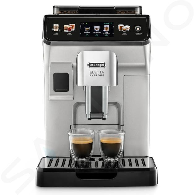 DeLonghi Ekspresy do kawy - Automatyczny ekspres do kawy Eletta Explore, srebrny ECAM450.55.S