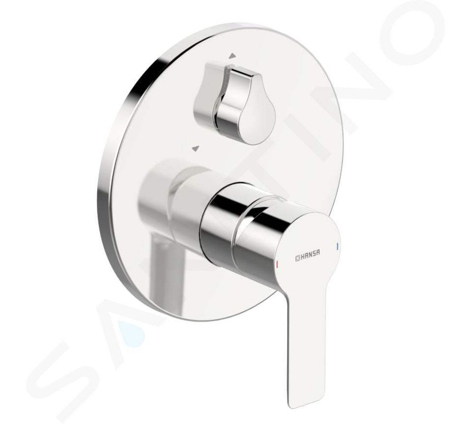 Hansa Ligna - Miscelatore ad incasso per vasca da bagno, con deviatore a 2 utenze, cromato 83859503