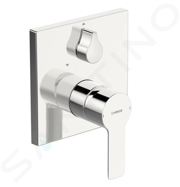 Hansa Ligna - Miscelatore ad incasso per vasca da bagno, con deviatore a 2 utenze, cromato 83859513