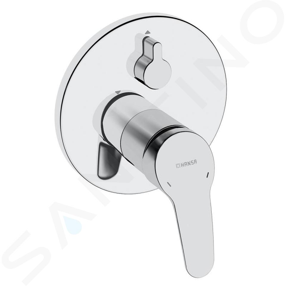 Hansa Mix - Miscelatore ad incasso per vasca da bagno, ECO, con deviatore a  2 utenze, cromato 81849083