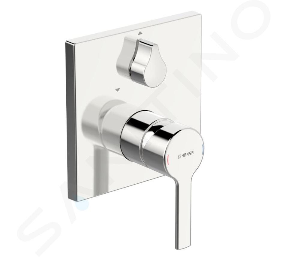 Hansa Ronda - Miscelatore ad incasso per vasca da bagno, con deviatore a 2 utenze, cromato 83849583