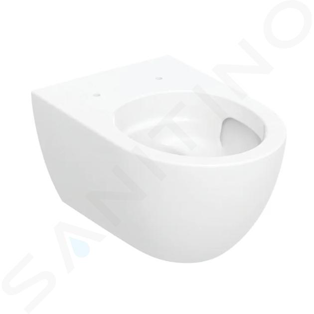 Geberit Acanto - Závěsné WC, Rimfree, TurboFlush, bílá 502.717.00.1