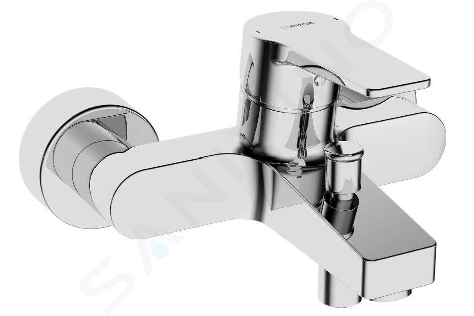 Hansa Twist - Miscelatore monocomando per vasca da bagno, cromato 09742183