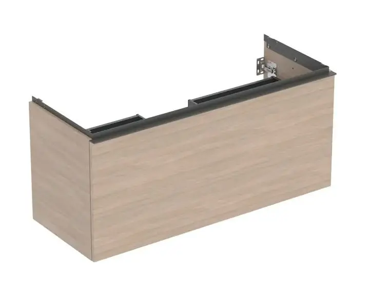 Levně Geberit Acanto - Umyvadlová skříňka, 118x54x48 cm, 2 zásuvky, dub 503.006.JH.1