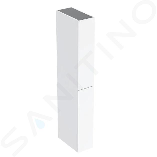 Geberit - Armario alto 180x24x48 cm, 2 cajones, blanco brillante 503.011.01.1