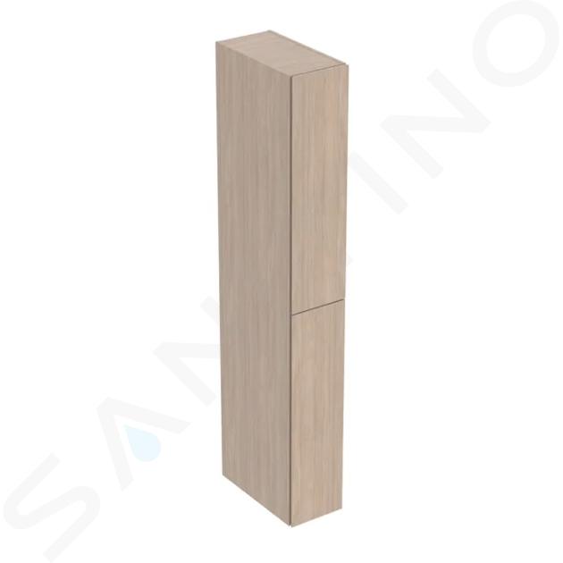 Geberit - Hochschrank 180x24x48 cm, 2 Schubladen, Eiche 503.011.JH.1